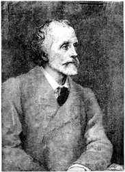 George Meredith, graveret af William Biscombe Gardner efter et træsnit